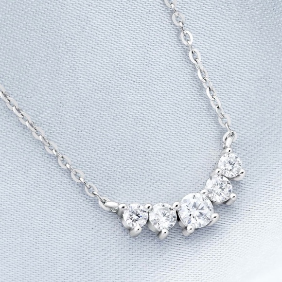Corazon Moissanite Pendant - .44 carat TW (DEF) ($1259)  $650 - Picture 3 of 6
